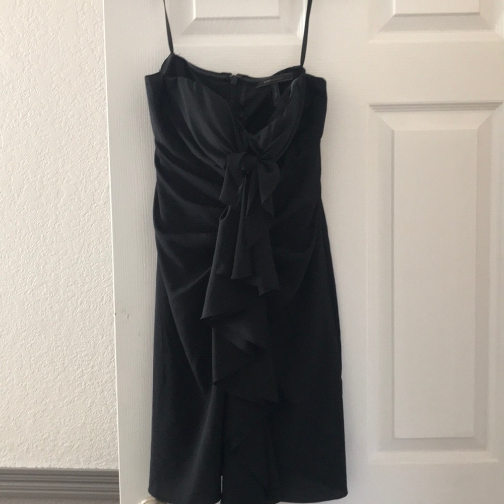 BCBG Strapless black dress